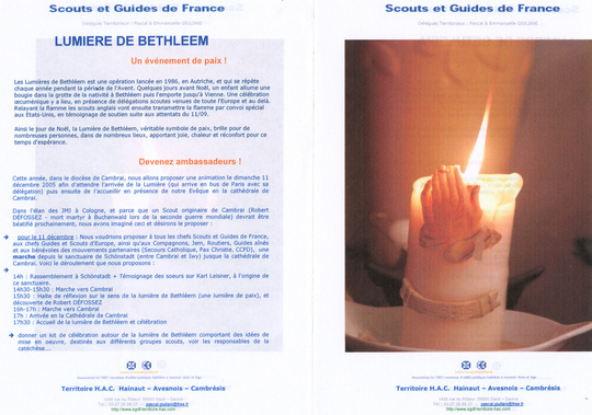 Lumière Bethléem
